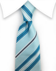 Turquoise Blue Teal Tie
