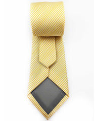 back of yellow necktie
