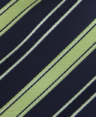 Green & Black Striped Tie