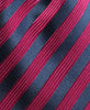 Red & Black Striped Silk Hanky