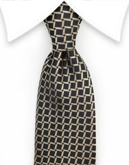 black taupe tie