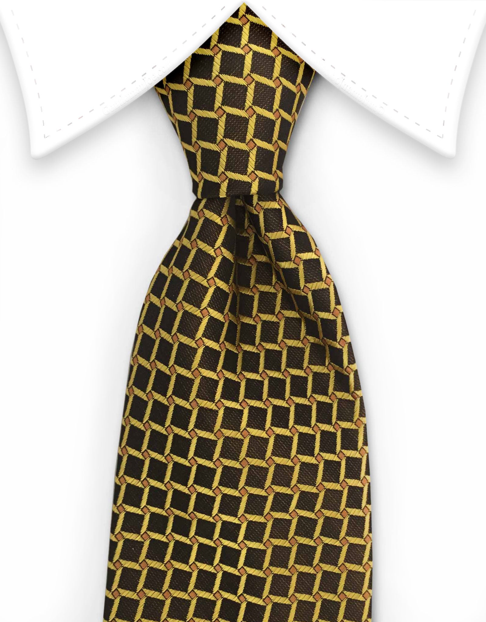 Black Yellow Gold Tie
