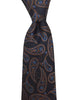 Black, Blue and Brown Paisley Men's XL Tie