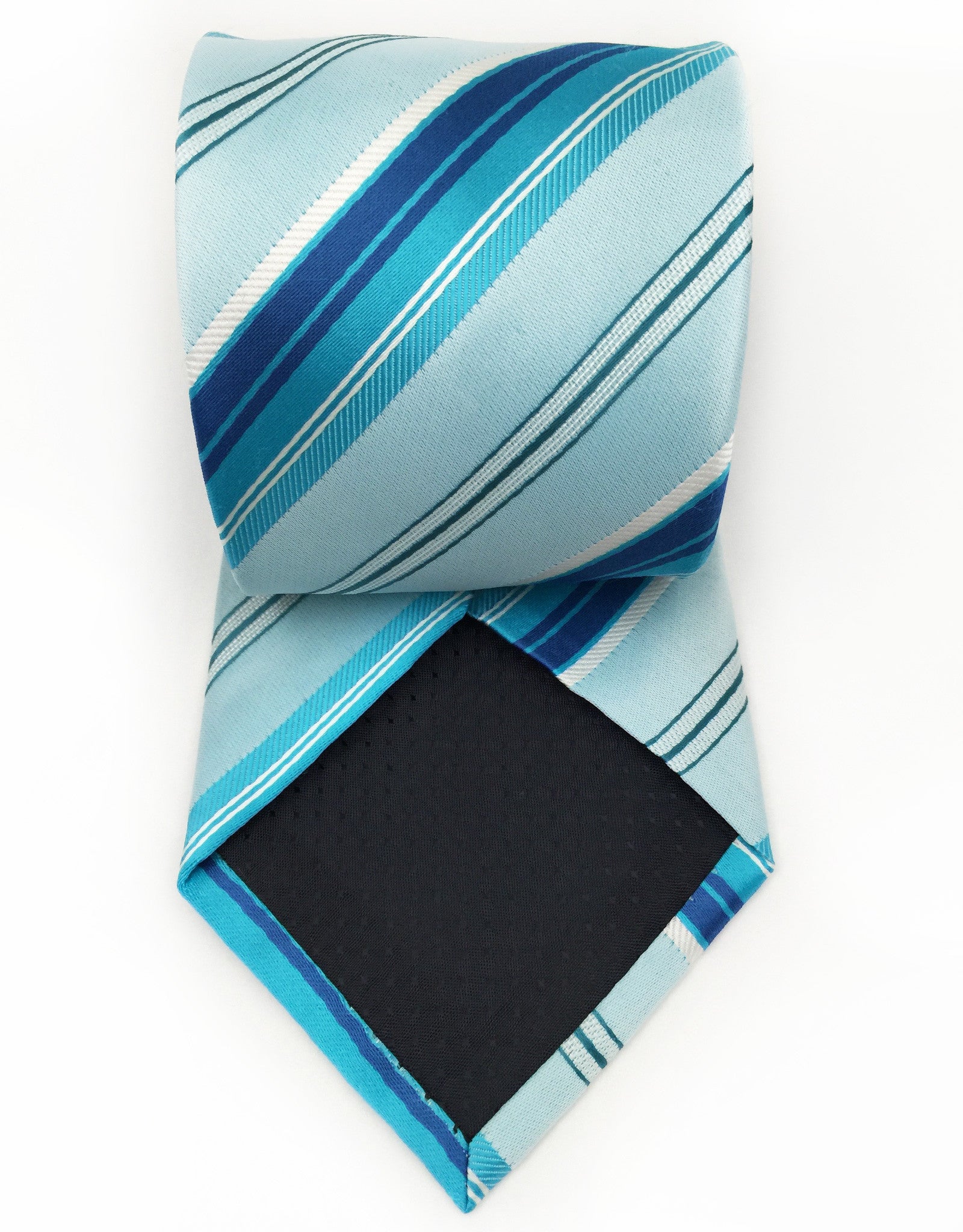 turquoise and brown tie