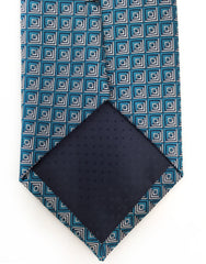 turquoise & silver necktie
