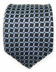 Black and blue tie