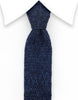 variegated blue knit tie