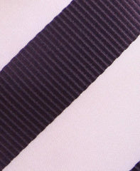 Beige & Brown Striped Collegiate Tie