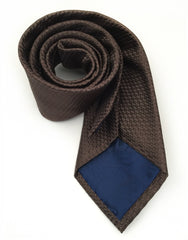 brown tie with pink flex