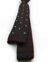 brown knit ties