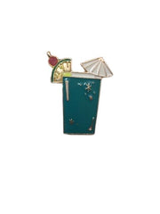 Happy Hour Cocktail Lapel Pin