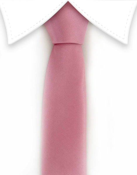 Light pink skinny tie