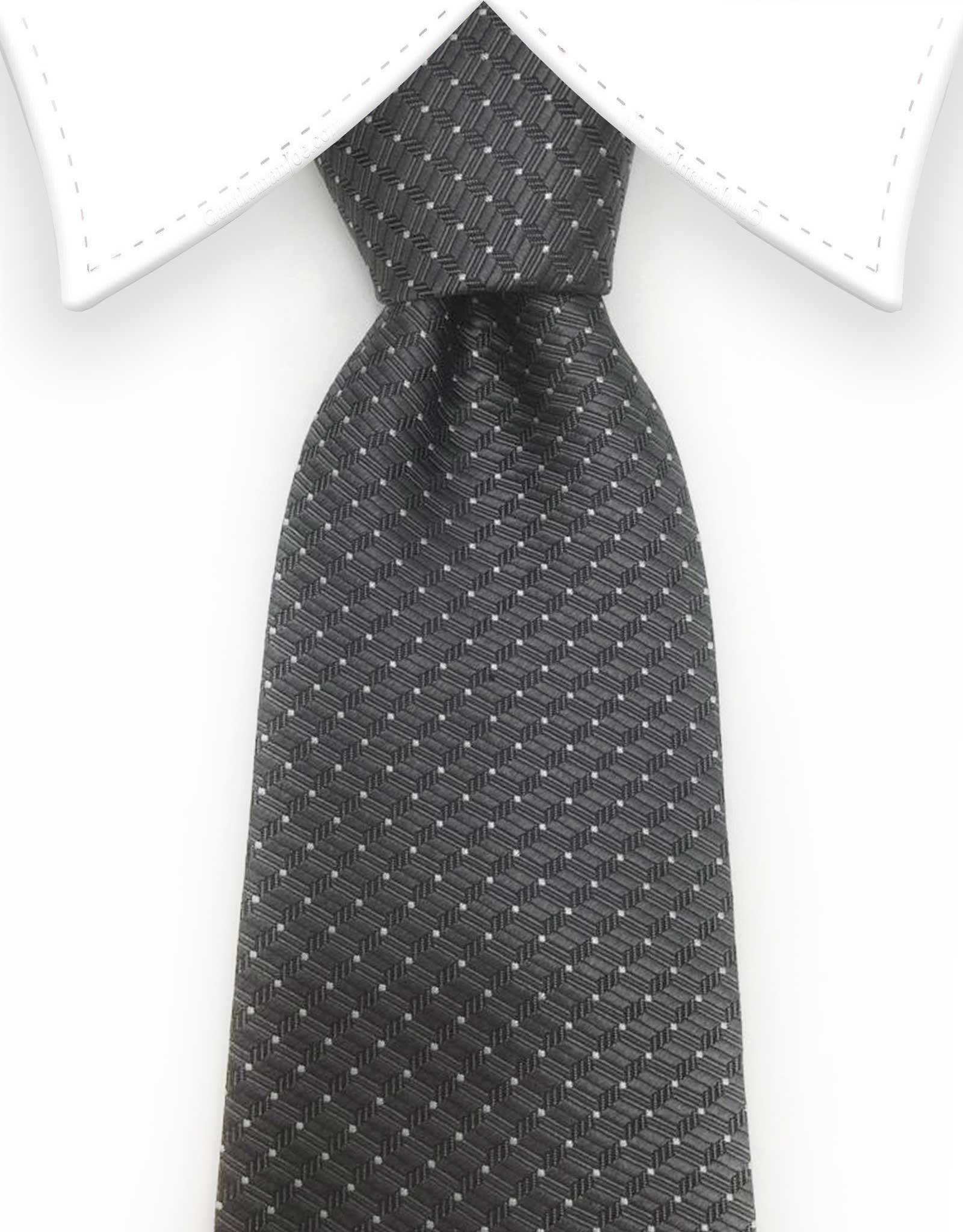 trendy charcoal tie