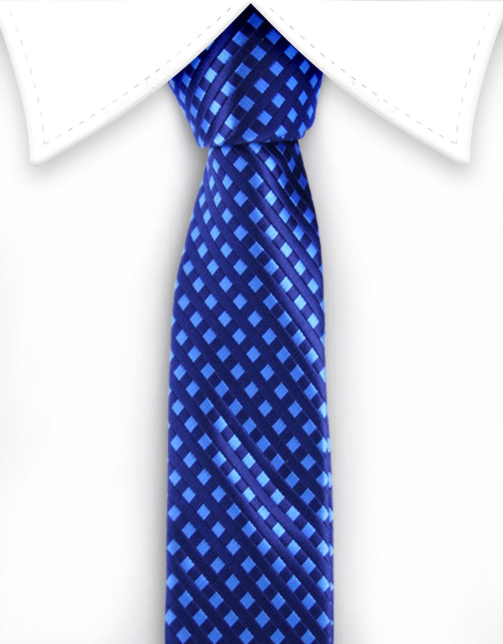 Blue skinny clearance tie