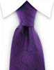Purple Paisley Tie