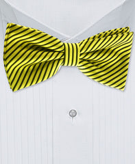 Neon Yellow Bow Tie