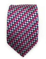 pink and blue tie