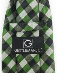 Gentleman Joes Green Check Tie