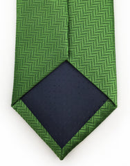 tip of green mens tie