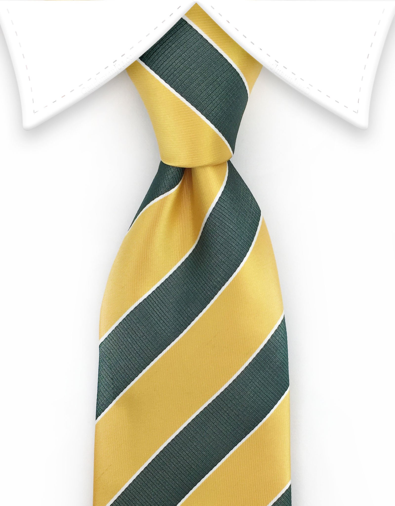 Gold & Green Tie