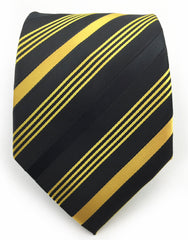 black gold tie