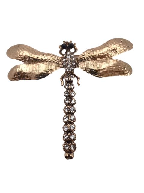 Gold or Silver Dragonfly Lapel Pin