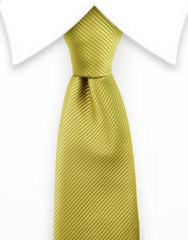 gold extra long tie