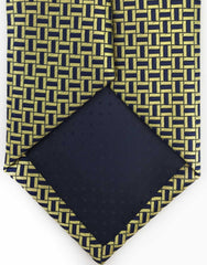 Gold and Navy Necktie