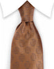 Golden brown necktie