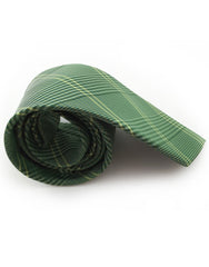 Green tie rolled up