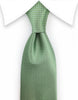 light green and silver tie