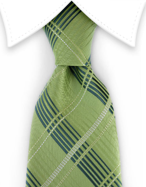 Light Green and Dark Green Tie