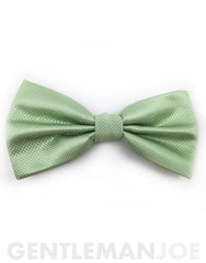 Pastel green bow tie