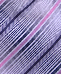 Grey, Black, Pink Striped Mens Tie