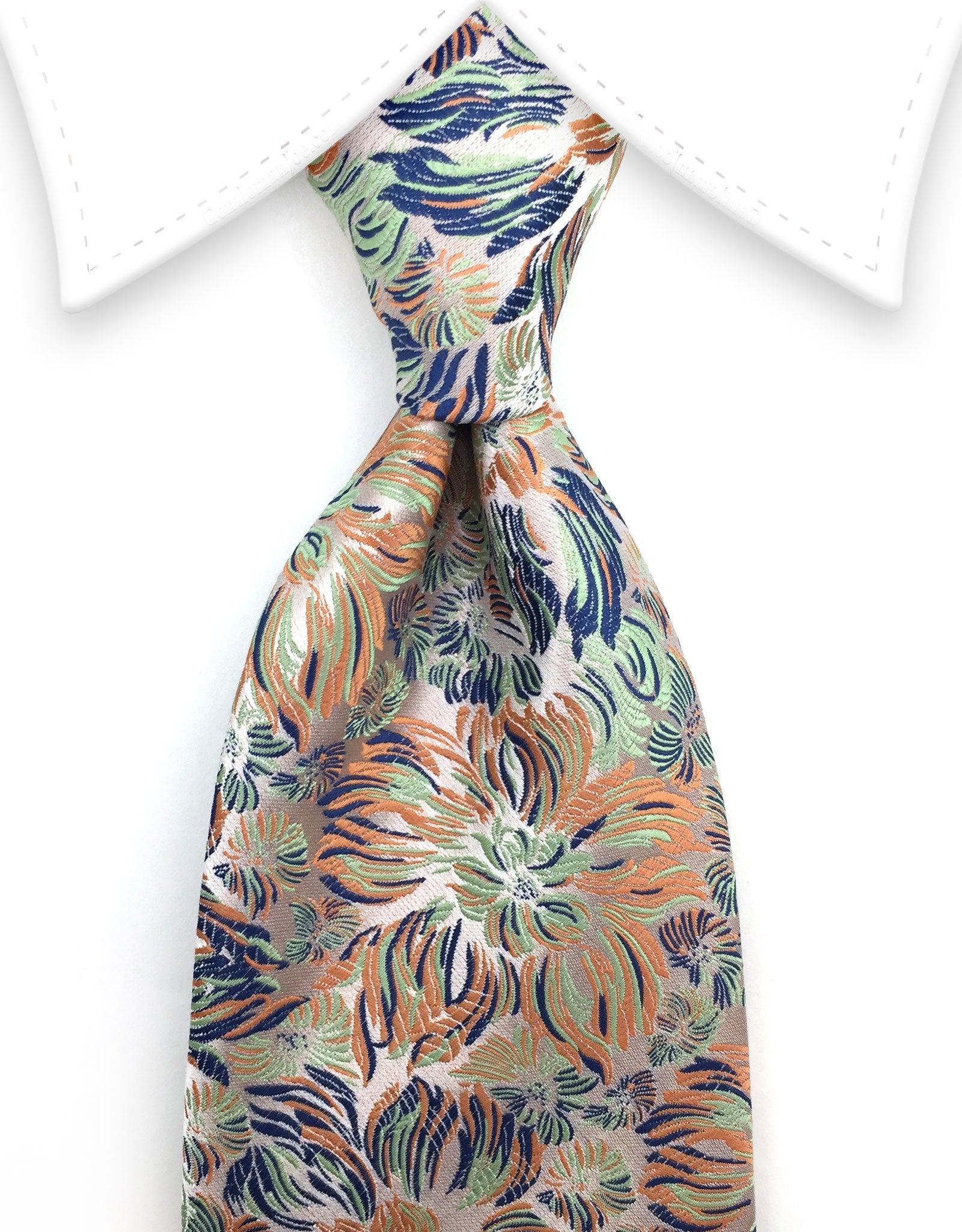 Multi-colored Floral Necktie