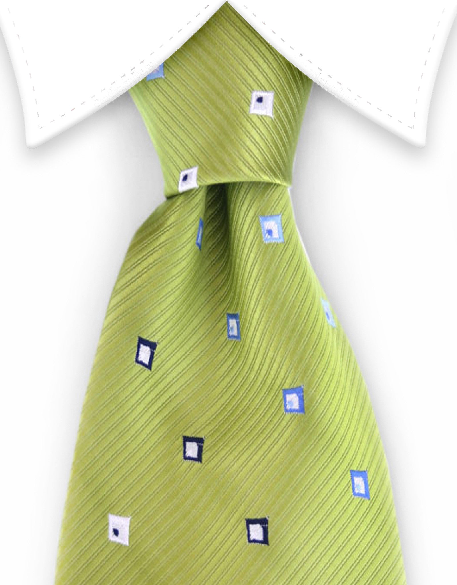 key lime green tie
