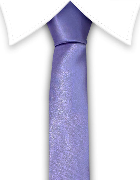 lilac narrow tie