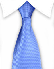 Light Blue Boy's Zipper Tie