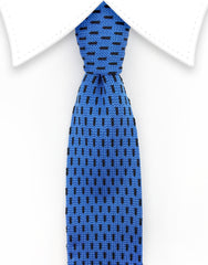 Light Blue Knit Tie