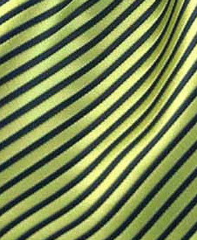 Green & black striped pocket hanky