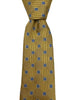 Gold Tie with Diamonds and Squares