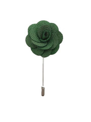 Moss Green Lapel Flower Pin