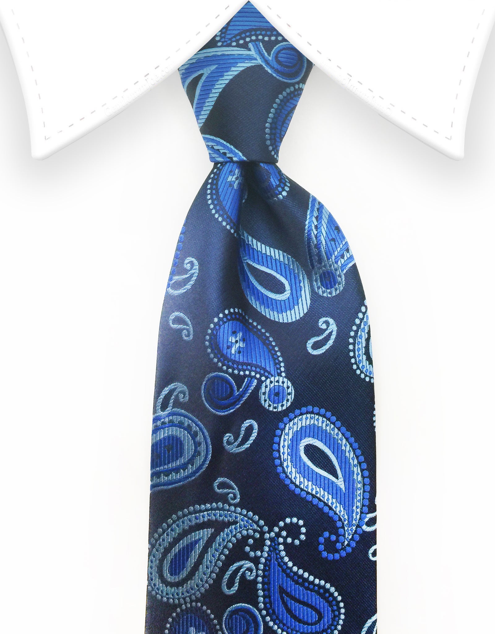 paisley blue tie
