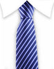 Blue Stripe Narrow Tie