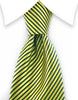 neon yellow striped tie