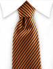 Orange & Black Teen Tie