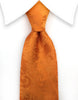 Orange Paisley Tie