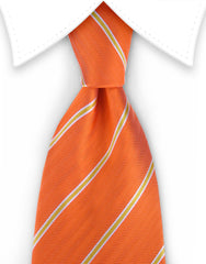 Orange Silk Tie