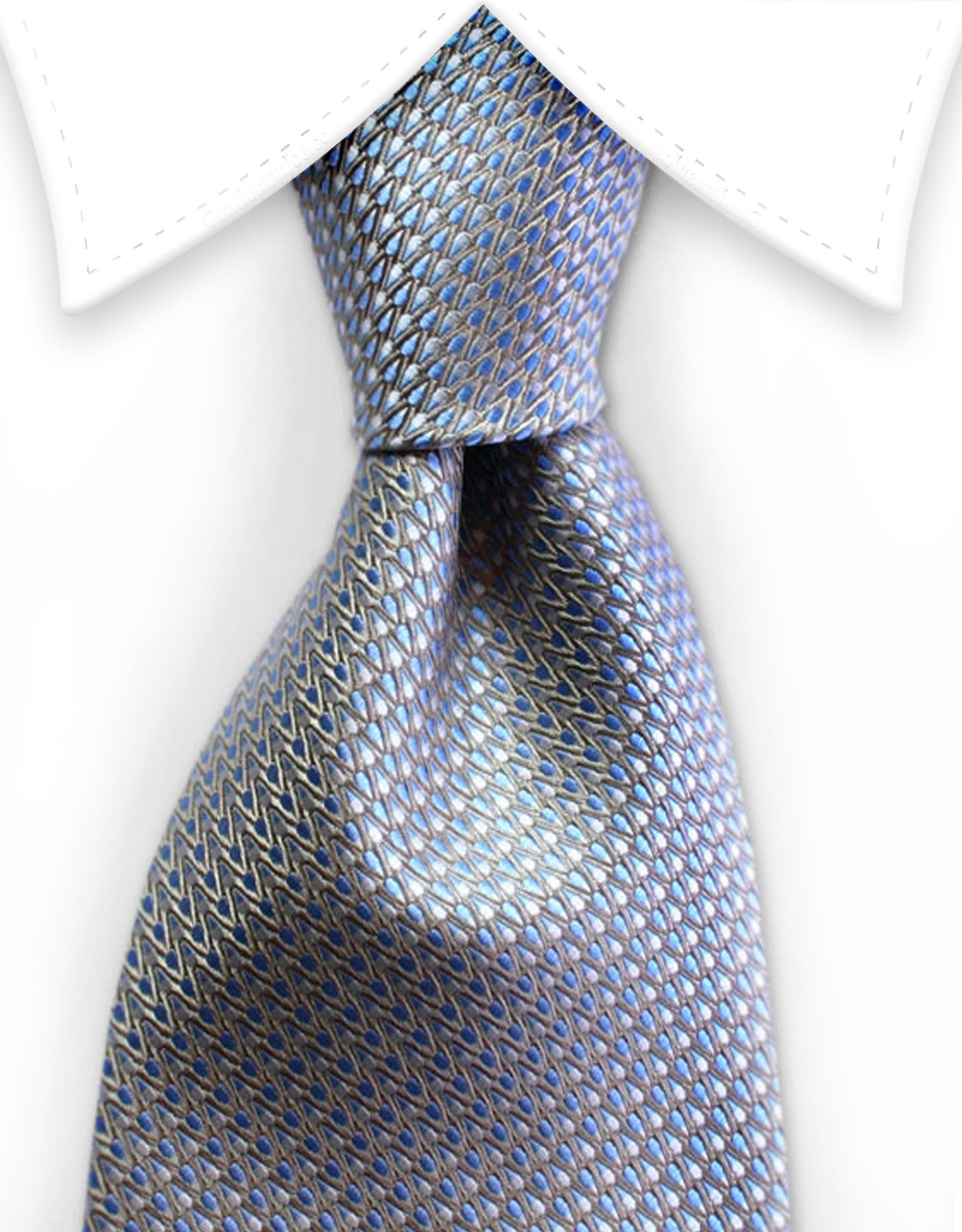 smokey blue tie