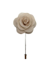 Pearl Vanilla Lapel Flower Pin